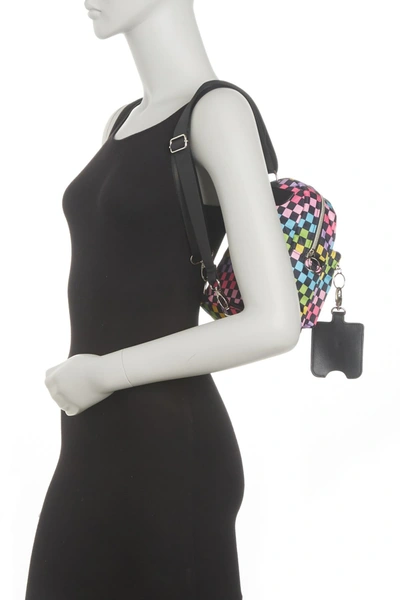 Madden Girl Mini Backpack & Mask Set In Rainbow