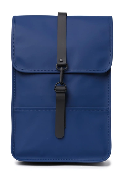 Rains Mini Waterproof Backpack In Blue