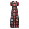 La Doublej Swing Floral-print Silk Maxi Dress In Vetrata Grande