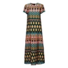 La Doublej Swing Geometric Print Dress In Rio Verde
