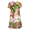 La Doublej Mini Swing Dress S/s Flowers Fantasy In Big Flower