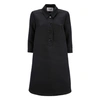 La Doublej Artemis Shirt Dress In Nero