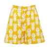 La Doublej Good Butt Pineapple-print Shorts In Pineapple
