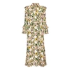 La Doublej Long Fancy Printed Maxi Dress In Thistle