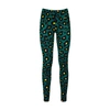 La Doublej Floral Leopard Print Leggings In Flower Leopard Verde