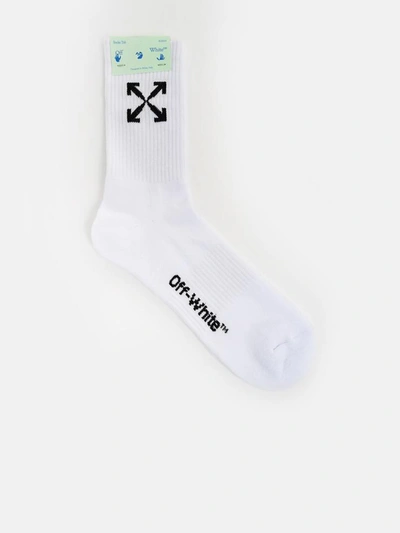 Off-white Calze Arrow Sport Bianche In White