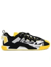 DOLCE & GABBANA BLACK AND YELLOW SNEAKERS