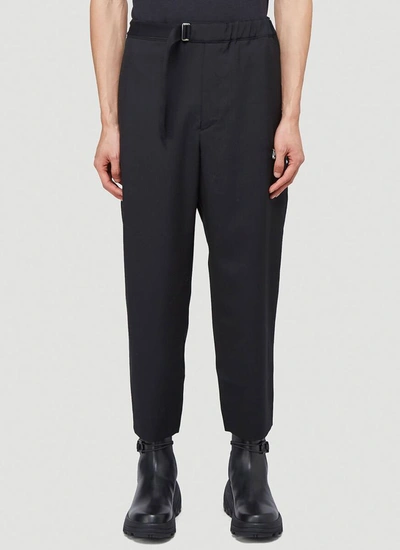 Oamc Straight-leg Tailored Trousers In Black