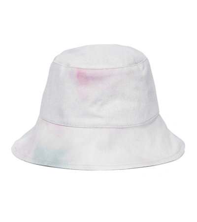 Isabel Marant Loiena Cotton Bucket Hat In White