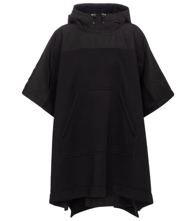 Moncler Maglia Caped Jacket In Black