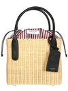 THOM BROWNE THOM BROWNE LOGO TAG BASKET BAG