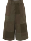 JW ANDERSON PANELLED CROPPED TROUSERS
