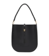 BURBERRY LEATHER ANNE HOBO BAG,15089767