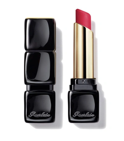 Guerlain Kisskiss Tender Matte 16h Comfort Lipstick In Pink