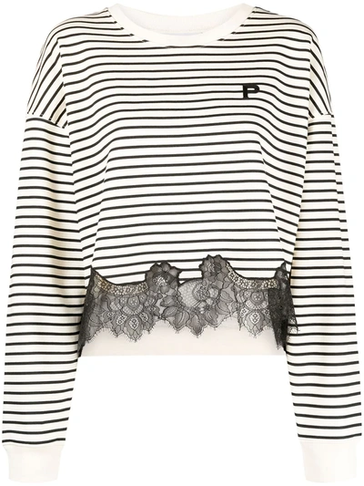 Philosophy Di Lorenzo Serafini Lace Panel Jumper In White