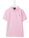 Polo Ralph Lauren Polo Pony Embroidered Cotton T-shirt In Pink