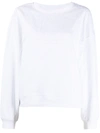 PHILOSOPHY DI LORENZO SERAFINI LACE EMBROIDERED SWEATSHIRT