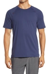 Rhone Crew Neck Short Sleeve T-shirt In Navy Blazer
