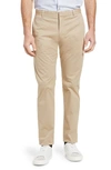 Vince Dylan Lightweight Slim Fit Pant In Stone Khaki