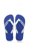 Havaianas 'brazil Logo' Flip Flop In Marine Blue