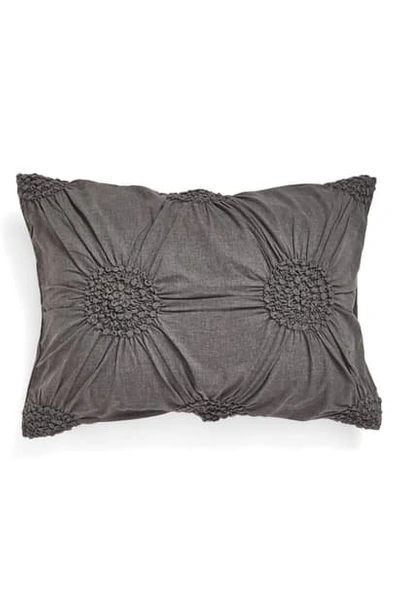 Nordstrom At Home 'chloe' Sham In Grey Magnet Heather