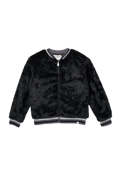 Sovereign Code Kids' Dalissa Faux Fur Jacket In Black/grey