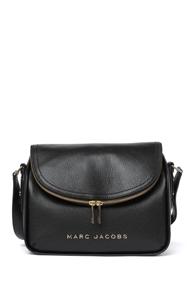 Marc Jacobs The Groove Leather Messenger Bag In Black | 