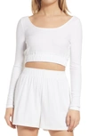 4TH & RECKLESS ROBYN RIBBED CROP TOP,4RLNST00060