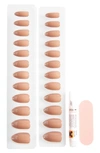 Static Nails Almond Pop-on Reusable Manicure Set In Fawn