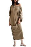 Free People Lifestyle Dress In Stone Sage
