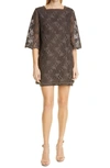 SEE BY CHLOÉ PINEAPPLE LACE SHIFT MINIDRESS,S21SRO33037