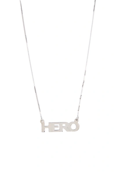 Melanie Marie Sterling Silver Word Pendant Necklace