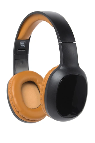 Gentek H7 Wireless Foldable Pro Headphones In Blk W/tan