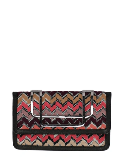 Pre-owned Missoni Bag In Beige, Black, Pink