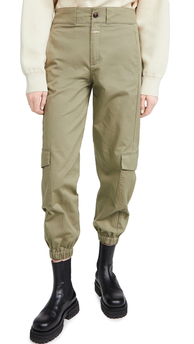 Closed Erin Pants In Green Umber