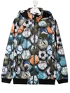 MOLO TEEN GRAPHIC PRINT ZIP-UP HOODIE