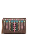 ETRO EMBROIDERED DESIGN CLUTCH