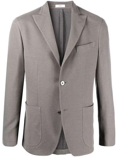 Boglioli Tailored Fitted Blazer In Grey