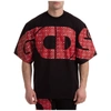 GCDS GCDS MACRO LOGO T-SHIRT,CC94M021046-02