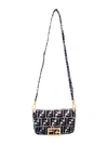 FENDI BELT BAGUETTE SMALL POLYAMIDE SHOULDER BAG,11724957