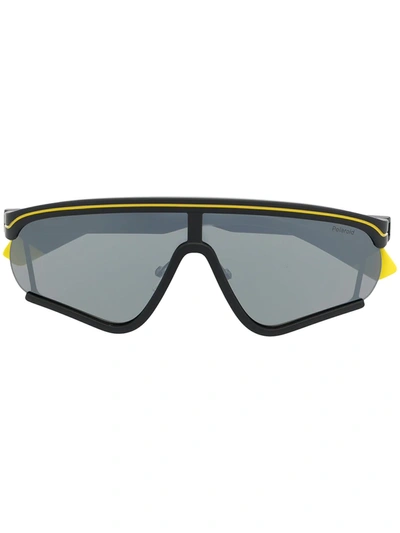 Msgm Oversize-frame Tinted Sunglasses In Black