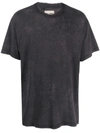 GALLERY DEPT. FADED EFFECT-COTTON T-SHIRT