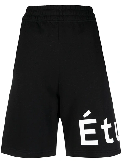 Etudes Studio Black Tempera Sports Shorts