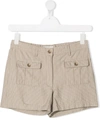 BONPOINT TEEN SAONA STRIPED SHORTS