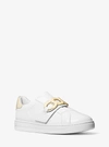 MICHAEL KORS KENNA CHAIN LINK LEATHER SNEAKER