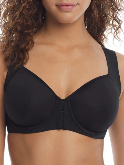 Bali One Smooth U Posture Boost Support Bra In Black