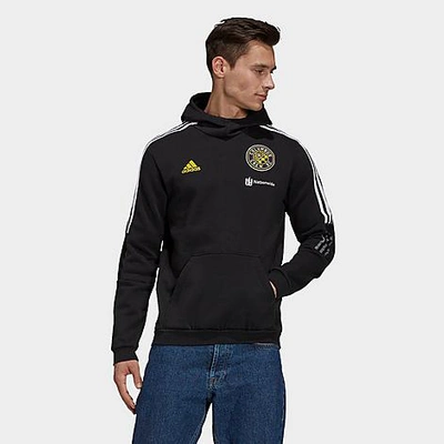 Adidas Team Adidas Men's Columbus Crew Sc Travel Hoodie In Black/white