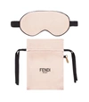 FENDI SATIN EYE MASK AND POUCH