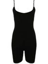 JACQUEMUS U-NECK FITTED PLAYSUIT