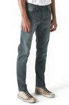 Neuw Lou Slim Fit Twill Jeans In Sage